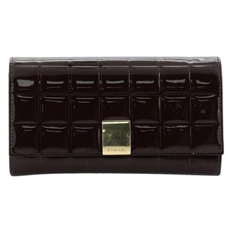 chanel chocolate bar wallet|Long Wallets .